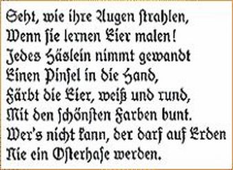 Gedicht -Die H�schenschule- von Fritz Koch