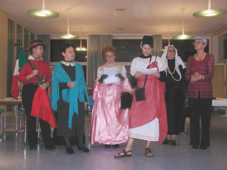 Die Gruppe aus Vicenza auf der Europ�ischen Soir�e